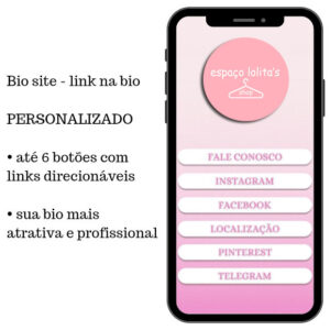 Biolink na bio personalizado